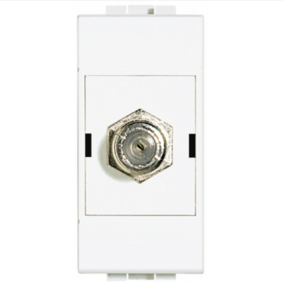 Bticino Living Light Presa Satellitare Bianca Coassiale Tipo F N4269F
