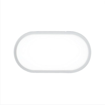 Plafoniera LED Bianca Ovale 15Watt Impermeabile Colore Luce Naturale 4000K 