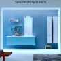 Lampadina LED Candela E14 8 Watt Resa 60W Risparmio Energetico 2700K Pezzi 10