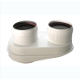 Adattatore Sdoppiato C53x Diametro 80/125mm Bianco Bosch 7738113529