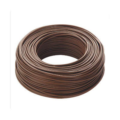 Cavo Elettrico Cordina Unifilare FS17 Sezione 6mmq Marrone 25 Metri
