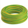 Cavo Elettrico Cordina Unifilare FS17 Sezione 6mmq Giallo Verde 100 Metri