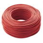Cavo Elettrico Cordina Unifilare FS17  Sezione 4mmq Rosso 100 Metri