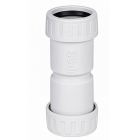 FAEG Raccordo Tubo Rigido Manicotto IP65 Vari Diametri in Tecnopolimero Colore Grigio