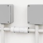 FAEG Raccordo Tubo Rigido Manicotto IP65 Vari Diametri in Tecnopolimero Colore Grigio