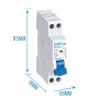 Chint Interruttore Magnetotermico Compatto 1P+N Curva C 1 Modulo 4,5 kA 230V