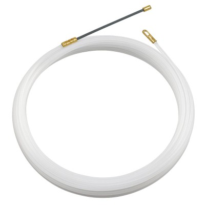 Sonda Passacavi Professionale Ecova Nylon Bianco 5 Metri
