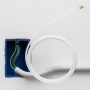 Sonda Passacavi Professionale Ecova Nylon Bianco 5 Metri