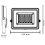 Proiettore Led SMD Optonica 100W Corpo Bianco 4000K