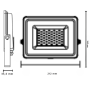 Proiettore Led Smd Optonica 15814 100W Luce Naturale 4000K