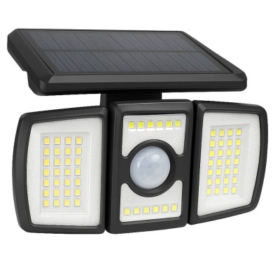 Faretto Led Solare Ecova Easy Move Con Sensore Orientabile