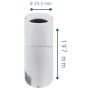 Faretto Orientabile In Alluminio Bianco Con Attacco Gu10