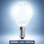Optonica Lampadina Led a Filamento G45 E14 2W in Vetro