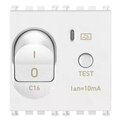 Interruttore Differenziale Magnetotermico Vimar Rcbo 1P+N C16 10 Ma Compatto