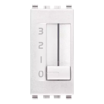Commutatore A Slitta Vimar Eikon 1P 6A Per Ventilconvettori