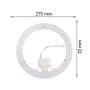 FSL Circolina Magnetica LED Plafoniera 24W 4000K Sistema On/Off Ø215x22mm