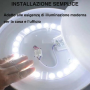 FSL Circolina Magnetica LED Plafoniera 24W 4000K Sistema On/Off Ø215x22mm