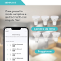 FSL Lampadina Smart Led Gu10 Dimmerabile 6W Luce Cct Compatibile con App Bluetooth