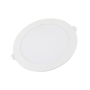 Optonica Mini Pannello LED Backlit Rotondo Ultra-Slim 18 Watt da Incasso Ø225mm