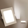 Optonica Mini Pannello LED 18W da Incasso Quadrati Ultrasottili Retroilluminati Bianco