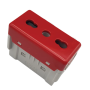 Gewiss GW20295 Presa Bivalente 2P+T 16A 250V AC da Incasso Colore Rosso