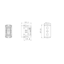 Gewiss GW20295 Presa Bivalente 2P+T 16A 250V AC da Incasso Colore Rosso