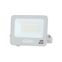 Optonica  Proiettore Led Smd IP65 30W Corpo Bianco con Cavo 15 cm Incluso 