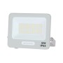 Optonica  Proiettore Led Smd IP65 50W Corpo Bianco con Cavo 15 cm Incluso 