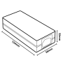 Optonica Alimentatore 36W 12V 3A IP20 Per Strisce Led Alta Affidabilità