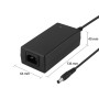 Optonica 6119 Alimentatore  80W 12V 6.5A IP20 per Strisce LED ad Alta Efficienza