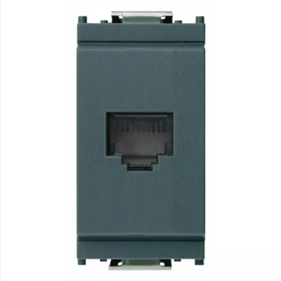 Vimar Idea Presa Telefonica Plug RJ11 6/4 Colore Grigio 16335
