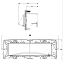 Vimar Plana/Arkè Lampada Emergenza Bianca Incasso LED 230 Volt 02660.1