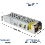 Optonica 6131 Alimentatore LED  sottile 60W 12V 5A IP20 per installazioni interne