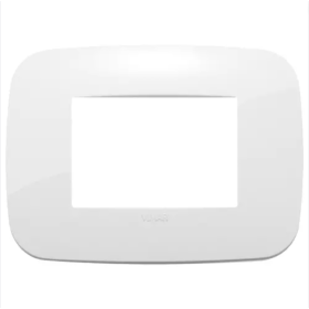 Vimar Arkè Placca Round Tecnopolimero Bianco 3 Moduli 19683.84