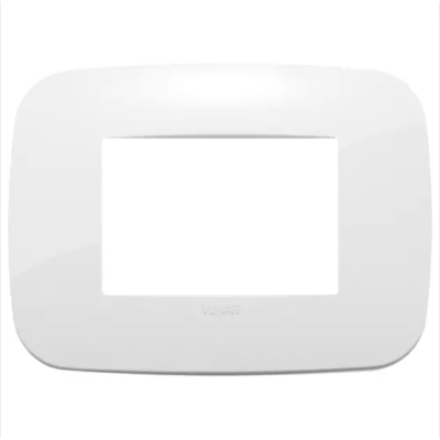 Vimar Arkè Placca Round Tecnopolimero Bianco 3 Moduli 19683.84