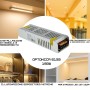 Optonica 6133 Alimentatore Sottile 150W 12V 12.5A per Strisce LED  IP20