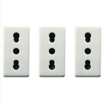 Presa Bivalente Bipasso 10/16A Serie  Gewiss GW20203 Pezzi 3