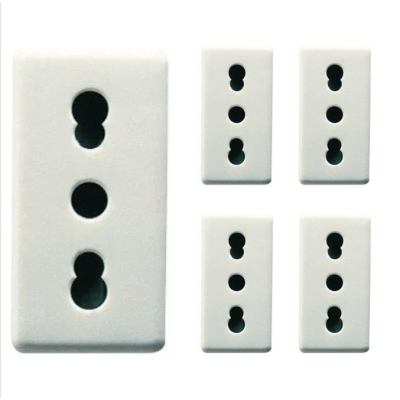 Presa Bivalente Bipasso 10/16A Serie  Gewiss GW20203 Pezzi 5