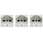 Presa Schuko Bivalente  Standard Tedesco Italiano Serie  Gewiss GW20246 Pezzi 3
