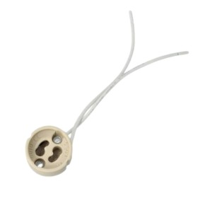 Portalampada Attacco GU10 e GZ10 Connettore Base per Lampada Alogena Faeg FG24104