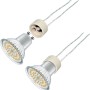 Portalampada Attacco GU10 e GZ10 Connettore Base per Lampada Alogena Faeg FG24104
