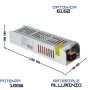 Optonica 6162 Alimentatore Sottile 100W 24V in Metallo per Strisce LED IP20