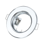 Optonica 5072 Anello Incasso Rotondo Non Regolabile GU5.3 Confezione 2Pz 