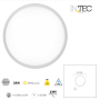 Plafoniera LED Bianca Tonda 28Watt Impermeabile Colore Luce Naturale 4000K 