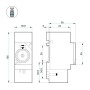 Finder 12.01.8.230.0000 Interruttore Orario Giornaliero Serie 12 16A 230V Cavalieri 36 mm