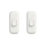 Interruttore Passafilo Unipolare 250 Volt Plastica Blister 2 Pezzi