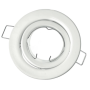 Struttura Rotonda Incasso Orientabile per Lampada GU10 REFLEX Metallo  