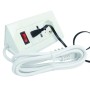 Multipresa da Tavolo Colore Bianco Ecova 2 Posti 10/16 A con Porta USB 
