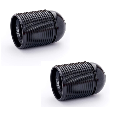 Portalampada Camicia Filettata  Attacco EDISON E27  IP20  Blister 2 Pezzi