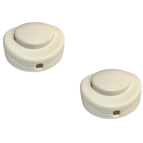 Interruttore a Pedale Tondo Unipolare FAEG 230 Volt  Blister 2 Pezzi